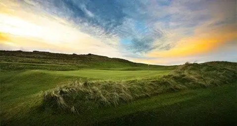 castlerock golf club under colourful sky