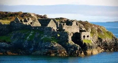 ruins on inishbofin island