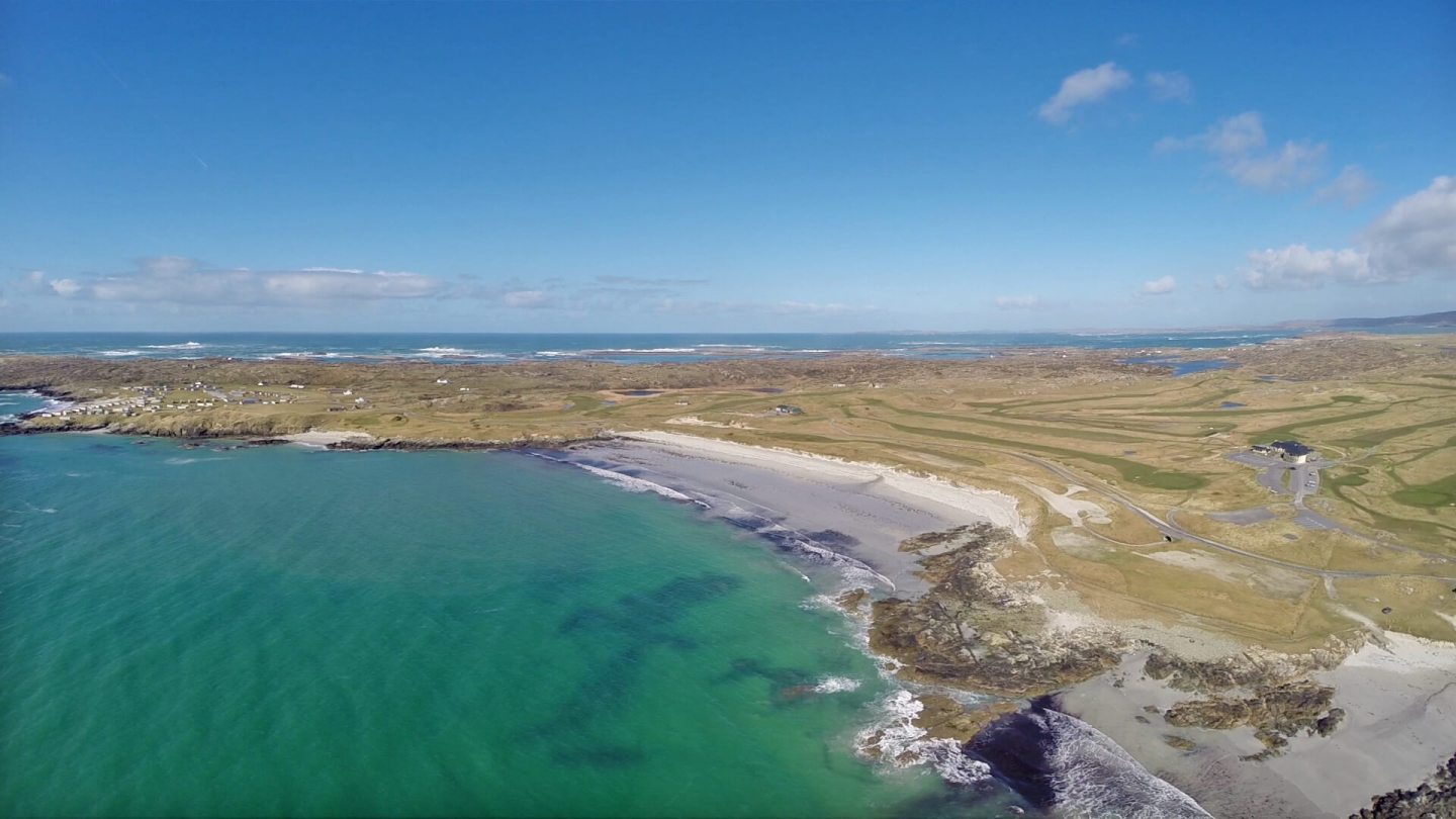 Sunny conditions at a west coast golf course in Ireland