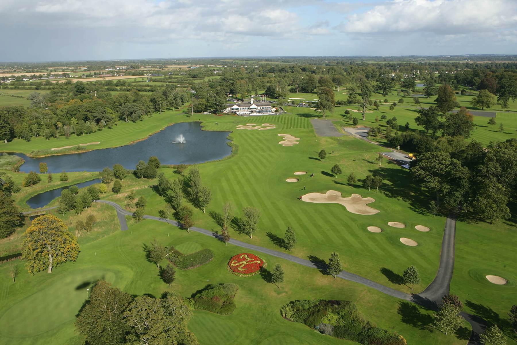 the palmer course aerial view at the k club