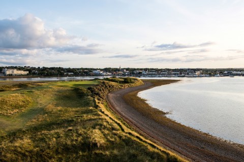 the coast and golf course
