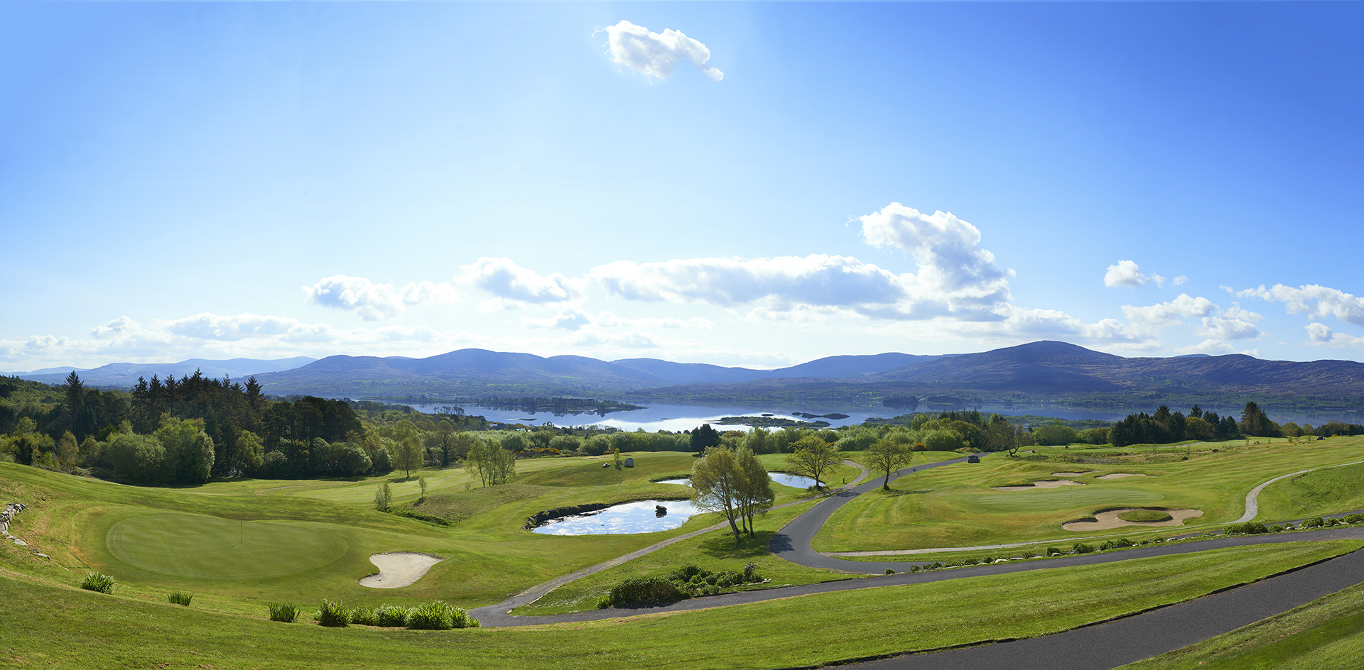 ring of kerry golf course on sunny day